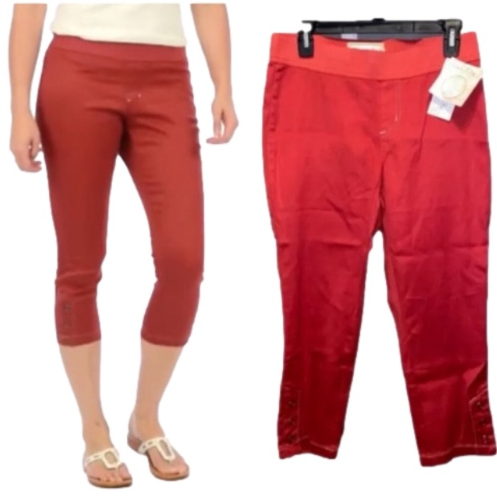 SOLD!!! Aventura Clothing Pants Size 8 Organic Cotton Hemp Sustainable Art To - Picture 1 of 12
